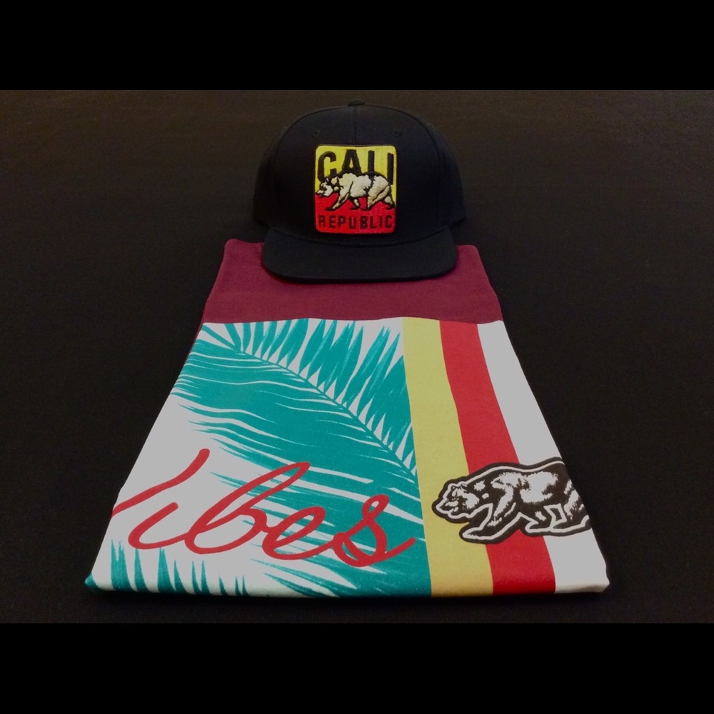 *BRAND NEW* $100 - Cali Combo 3 Hats & 1 Shirt